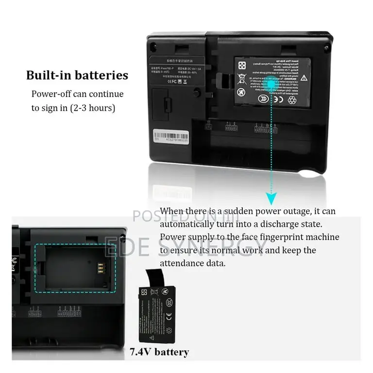 3D Face Recognition & Biometric Time Attendance Machine