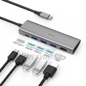 Multi USB Hub 4 Adapter Port for Macbook