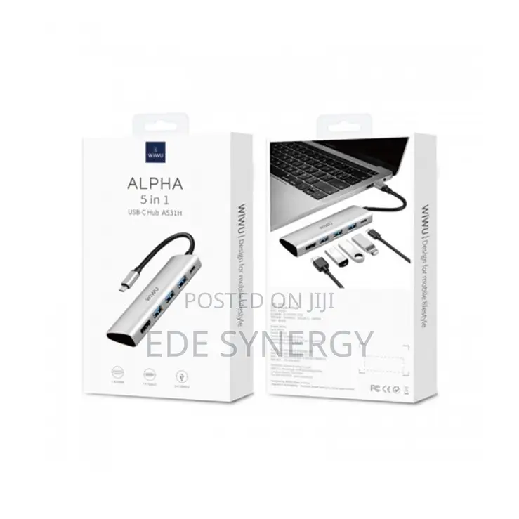 Multi USB Hub 4 Adapter Port for Macbook