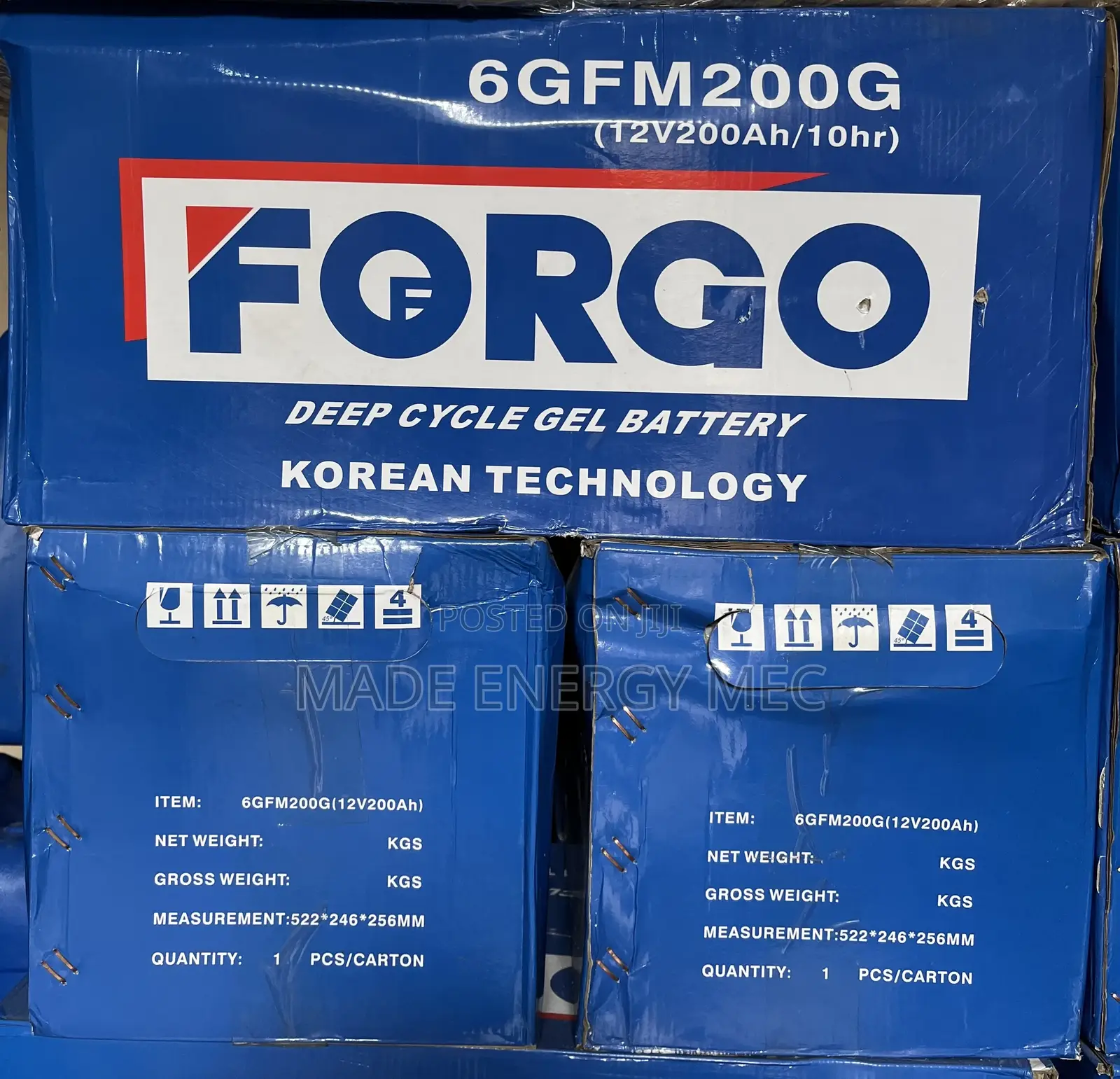 Forgo Gel Battery 200ah