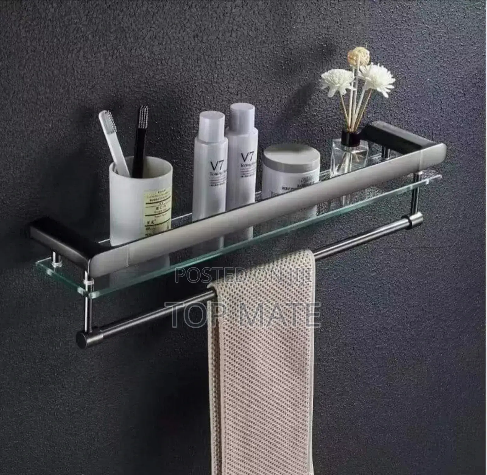 Bathroom Glass Shelf 013
