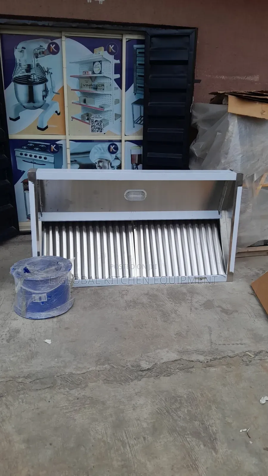 Commercial Kitchen Hood With Fan Extractor