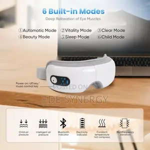 Electric Wireless Eye Massager Vibration Care Relax Acupress
