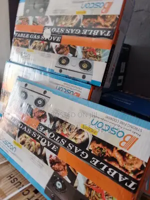 Quality Boscon Table Top Gas Stove Double Burner