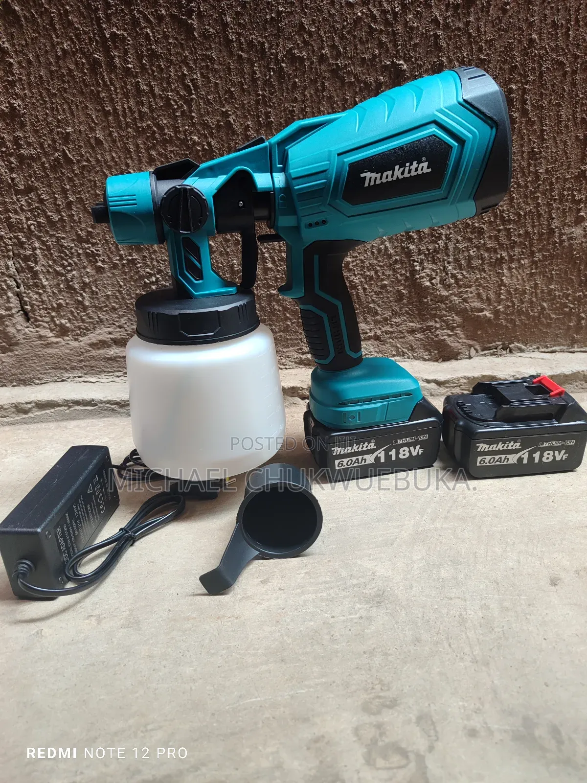 Makita Cordless Sprayer With Double Batteries