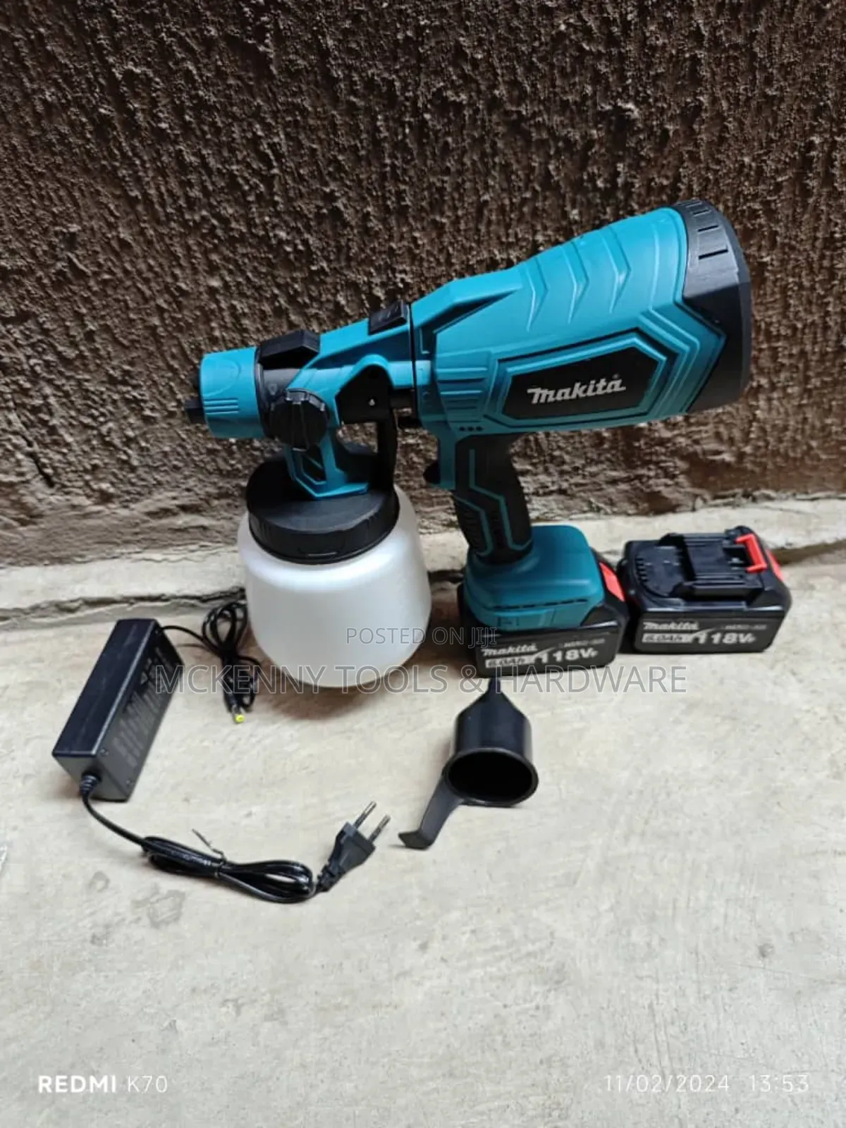 Cordless Makita Spray Gun Machine 118v