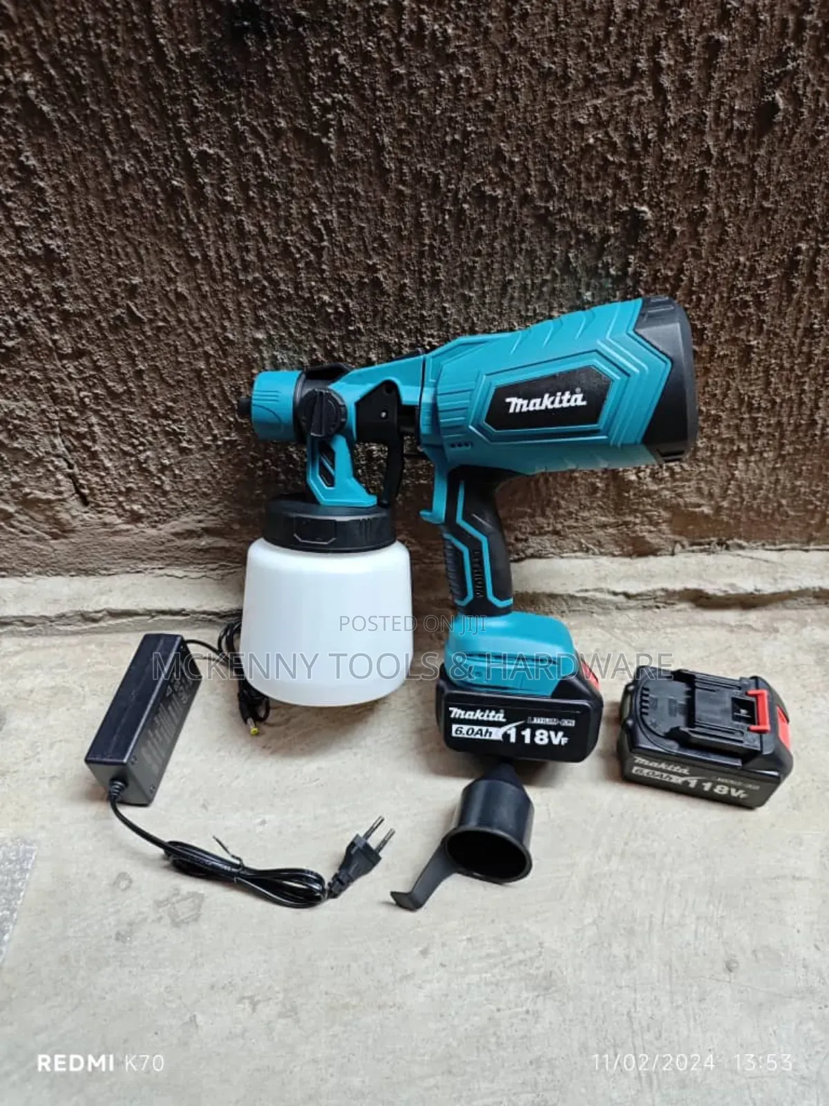 Cordless Makita Spray Gun Machine 118v