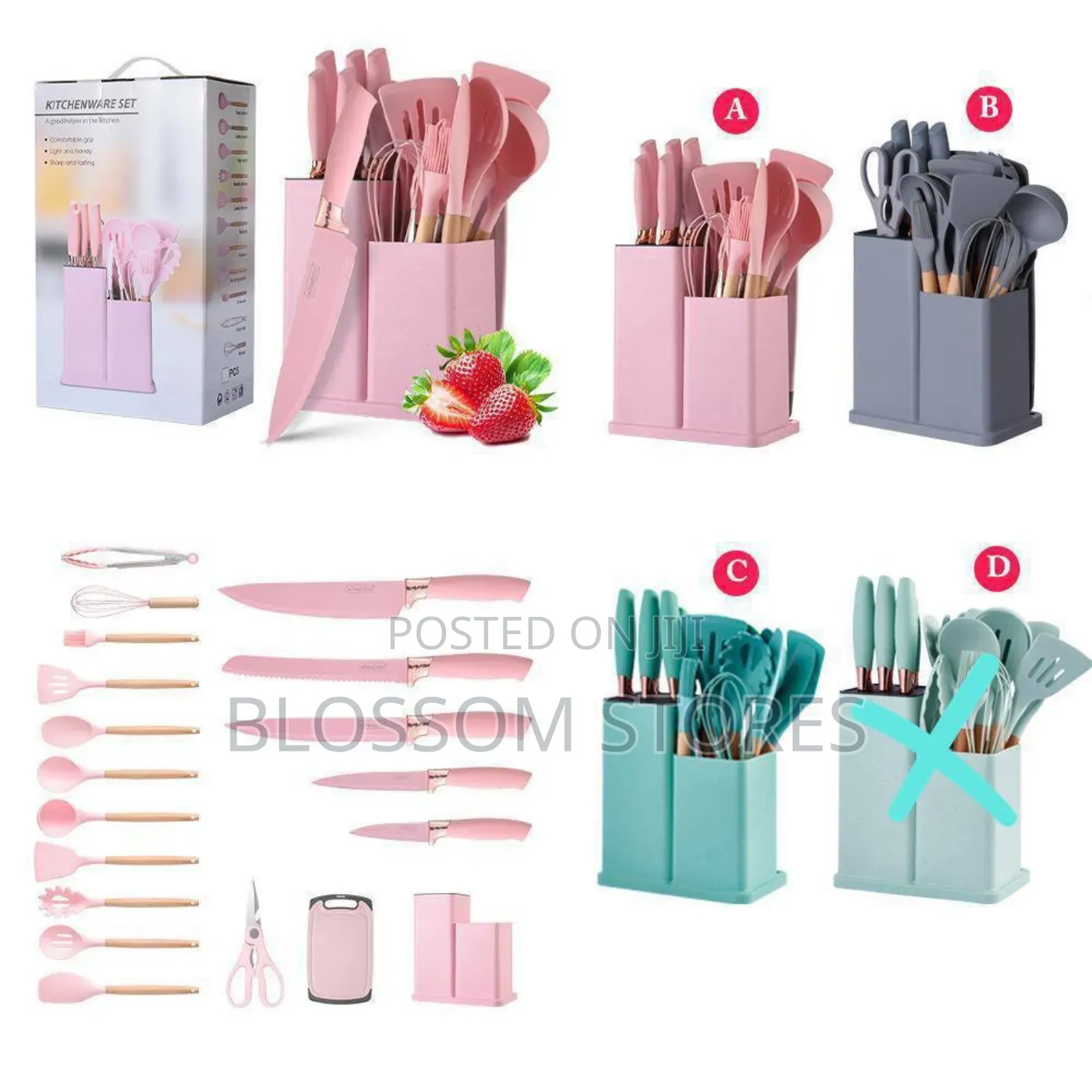 19pc Quality Kitchen Silicone Cooking Nonstick Set