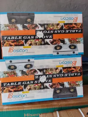 Stainless Steel Two Burner Standard Boscon Table Gas Stove