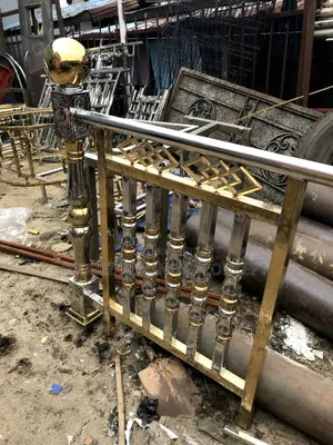 High Gauge Copper Handrail Installation