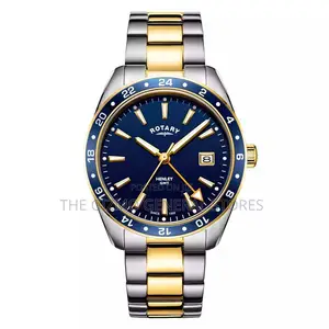 Rotary Men’S Henley GMT Two Tone Bracelet Medium