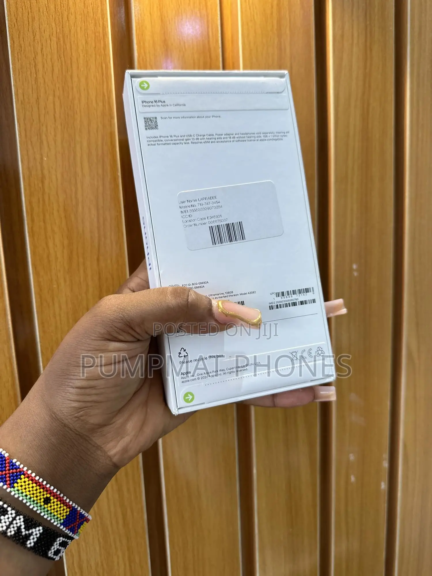 Apple iPhone 16 Plus 128 GB Blue