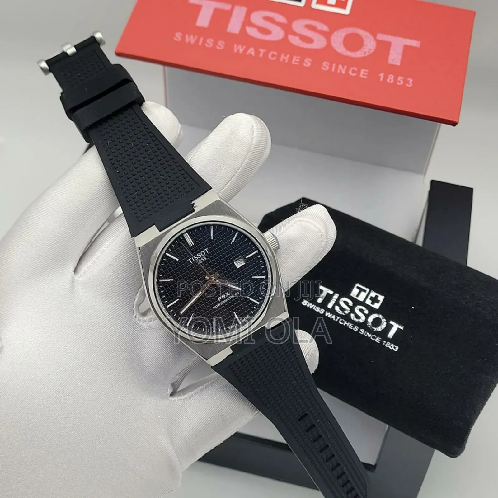 Tissot Black Dial Wristwatch