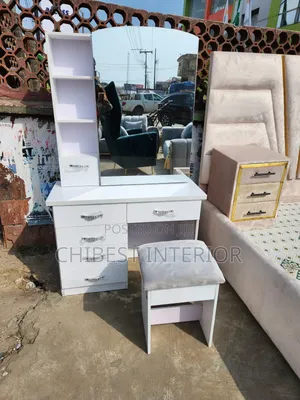 Upholstery Set of Mirror Stand.