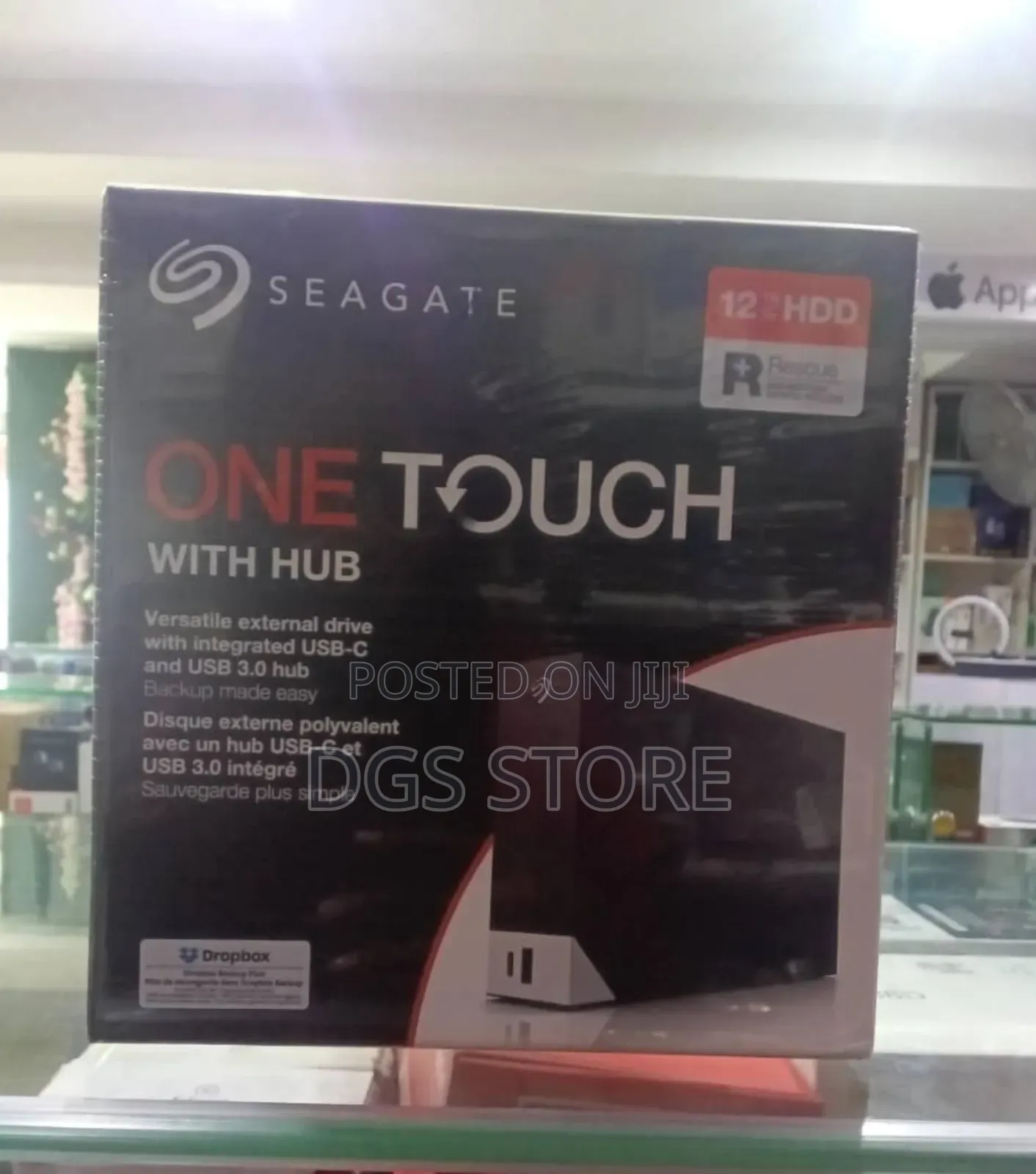 Seagate 12tb Desktop One Touch Hard Drive