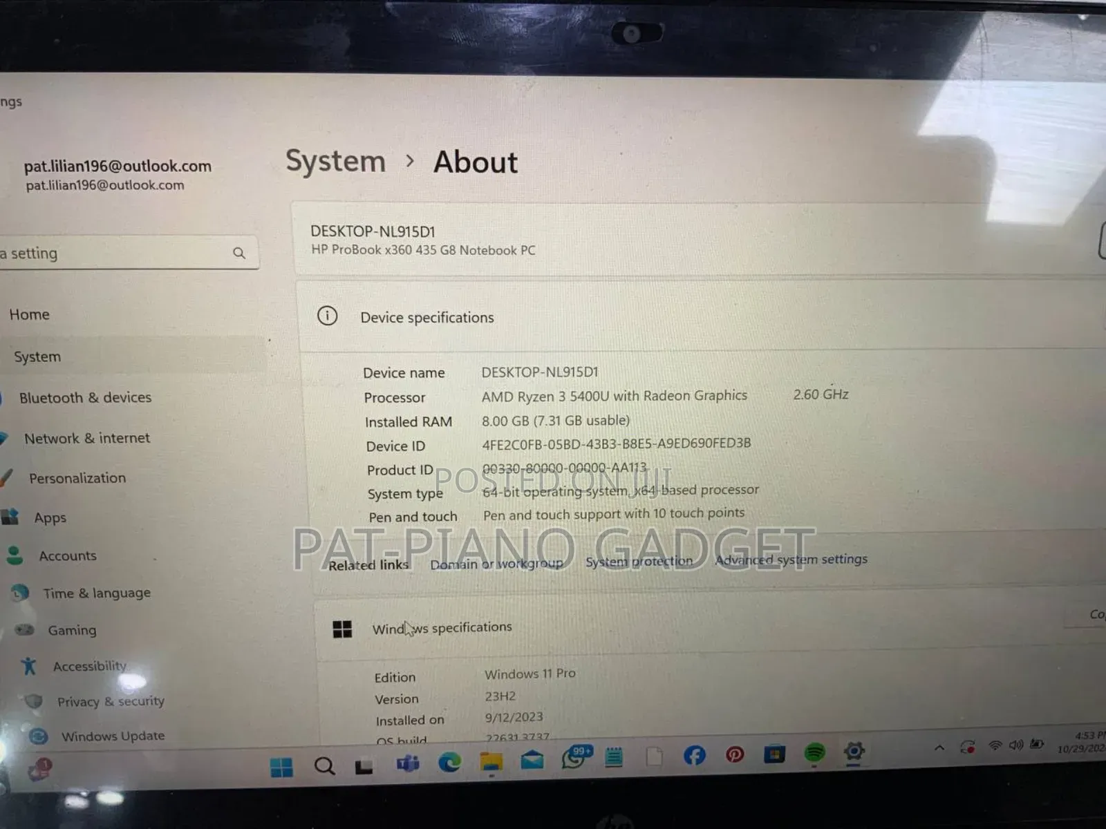 Laptop Microsoft Surface Book 3 32GB Intel Core I7 SSD 512GB