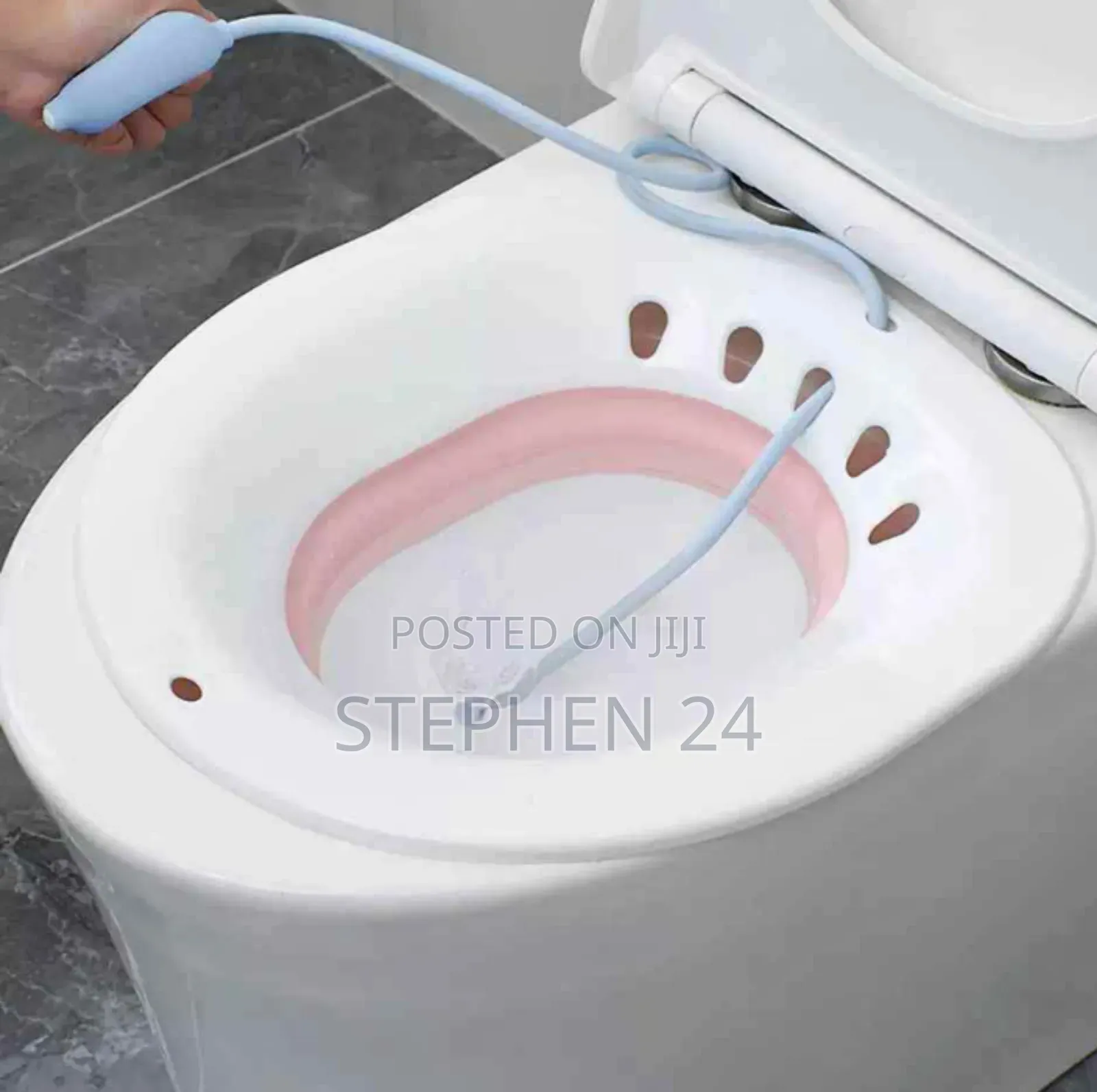 Collapsible Sitz Bath With Pump