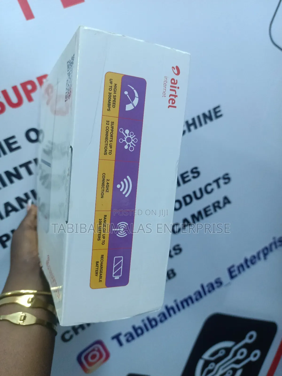 Airtel Hertz4 Router + 30gb Data