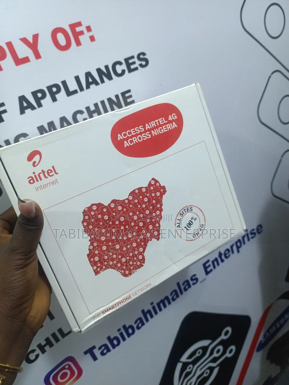 Airtel Hertz4 Router + 30gb Data