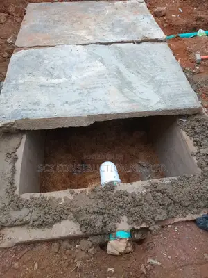 Biodigester Toilet Tank and Water Fall