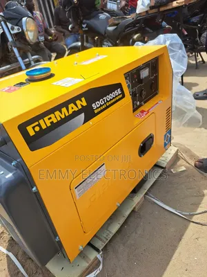 ♡♤6.5kva Firman Diesel Soundproof Gen Model Sdg7000se 100%