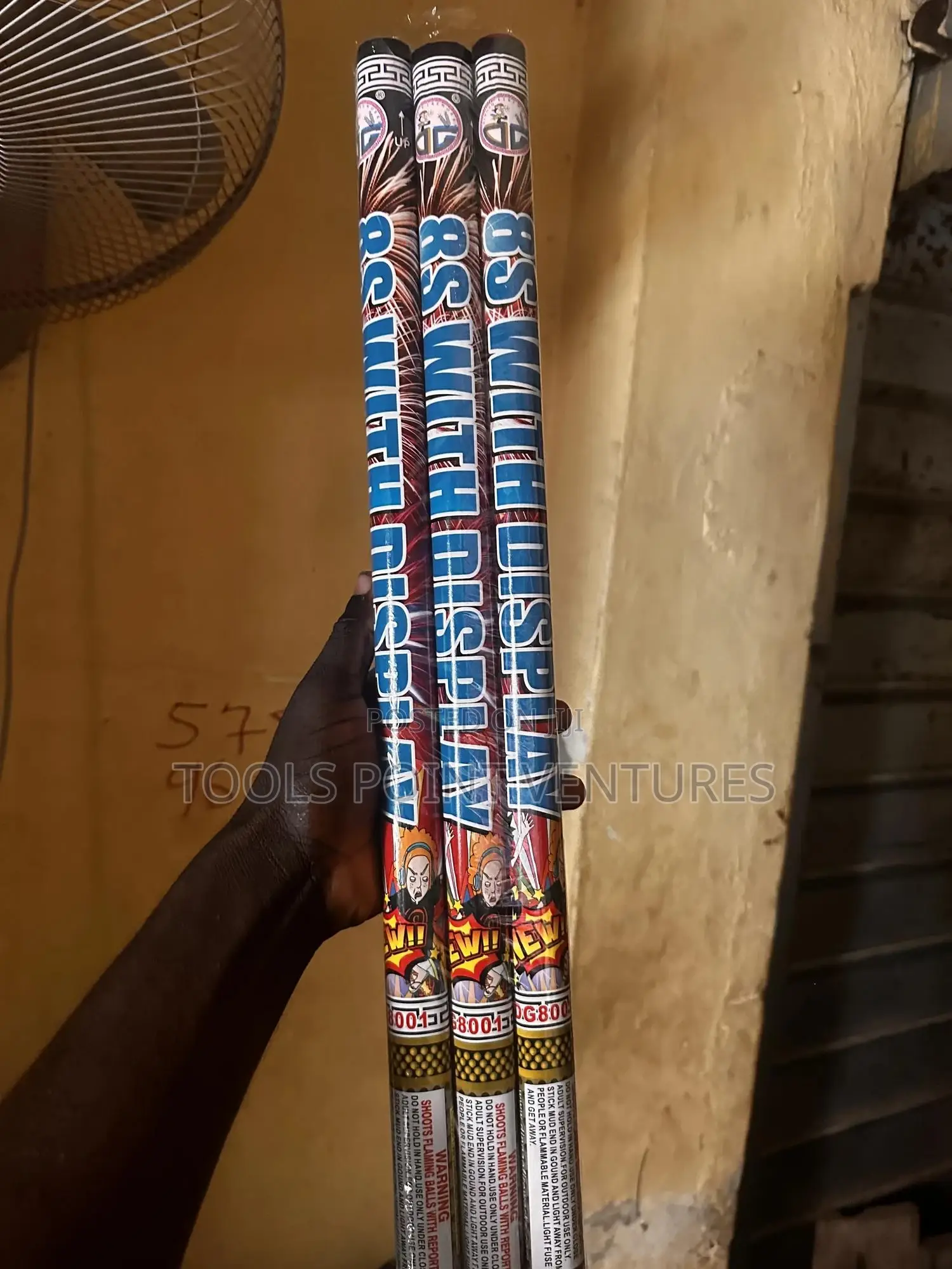 8shot Knockout Banger With Display (6pcs)