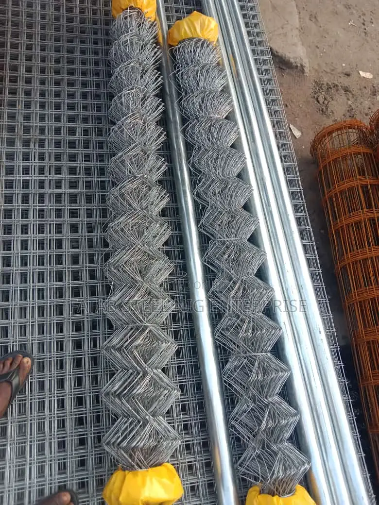 8ft Galvanise Chainlinks Perimeter Fence