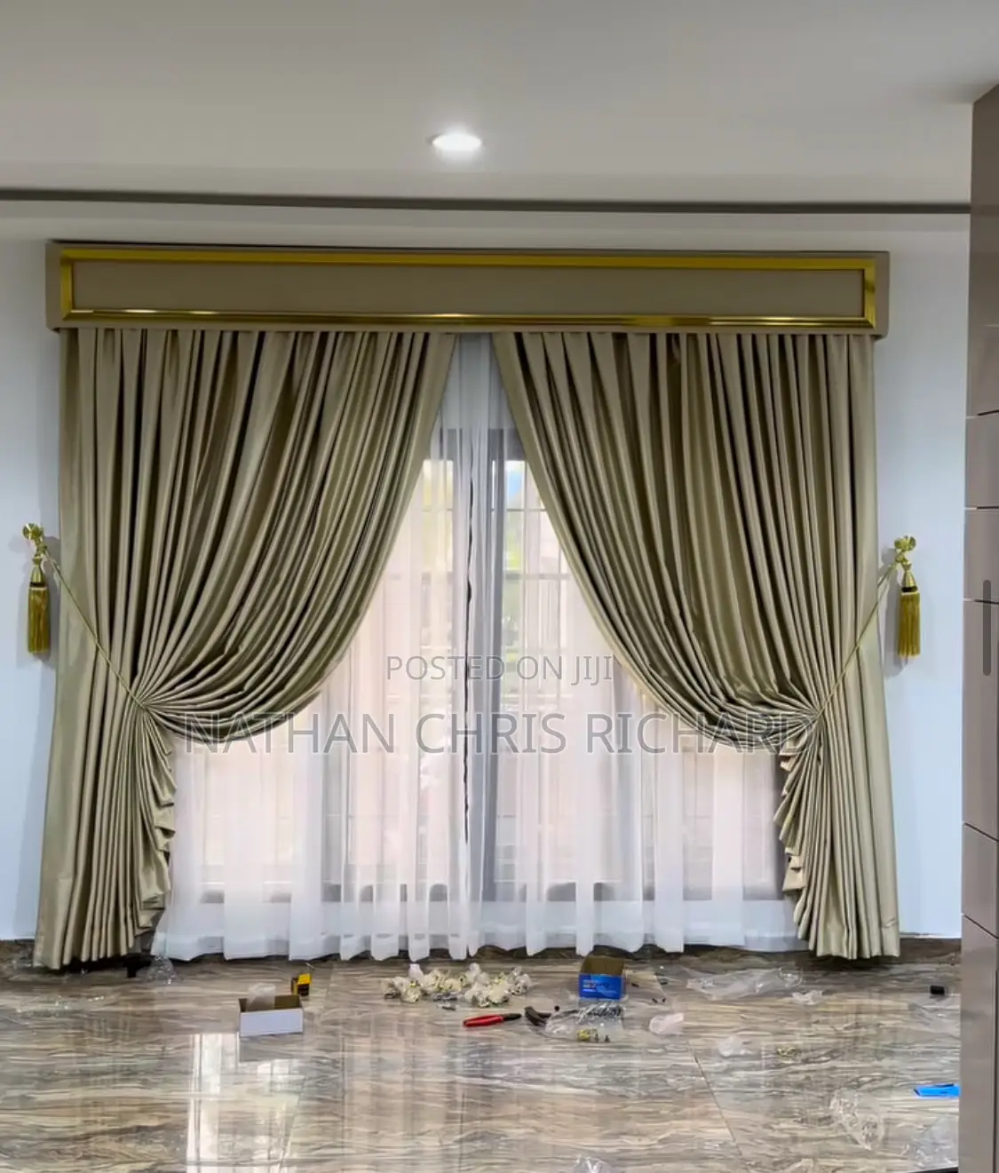 Luxury Sitting Room Parlor Curtains