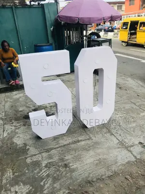 Numerical Marque With Led Lights