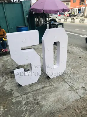 Numerical Marque With Led Lights