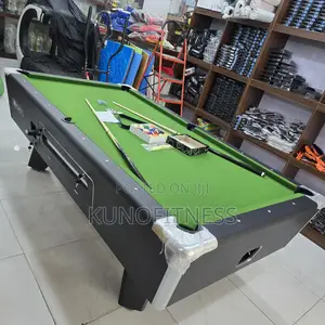 Commercial 8ft Marble Pool Table With Coin Operation