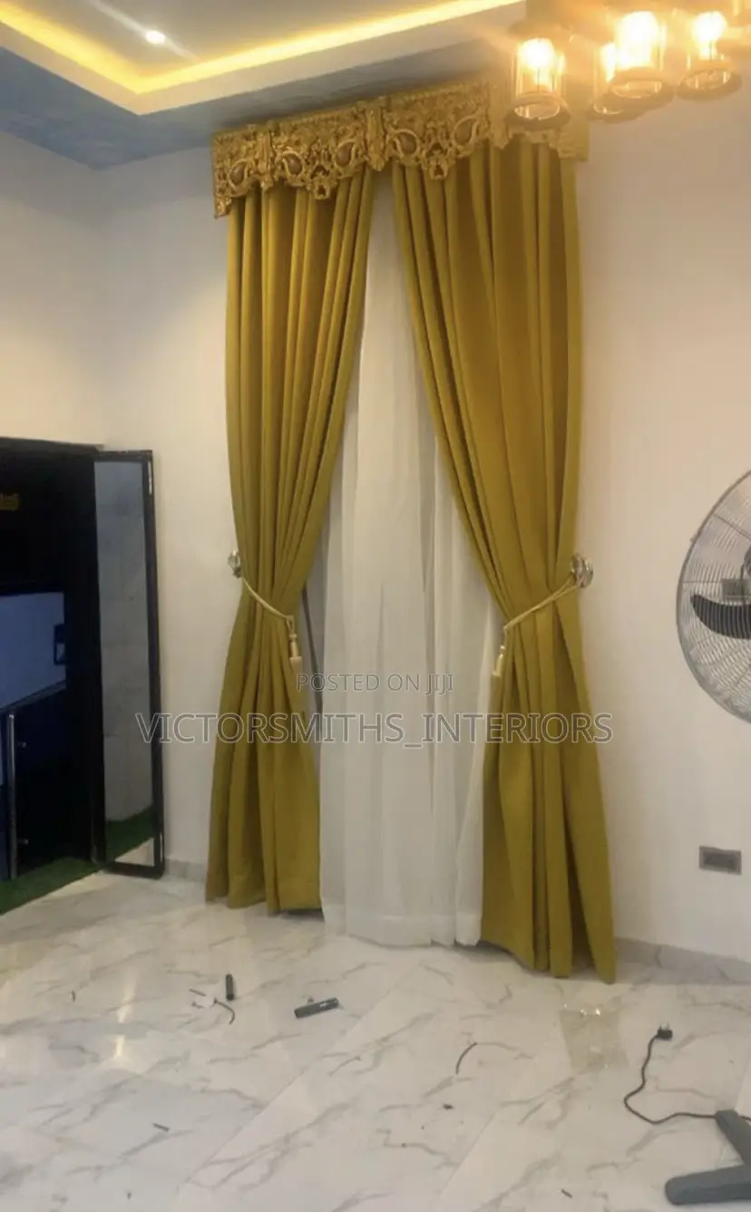 Exotic Curtains Drapes and Luxury Board