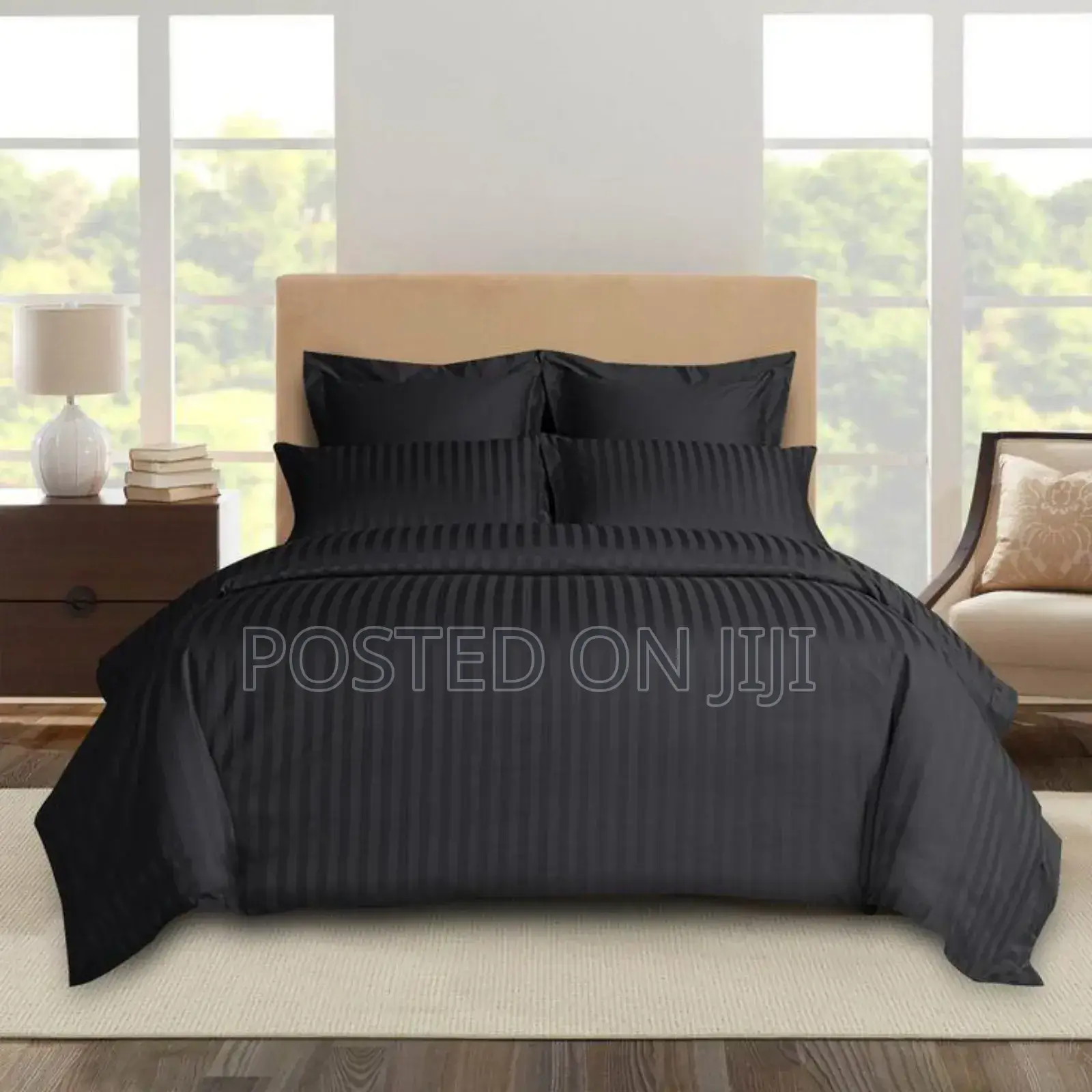 America Stripped Plain Duvet