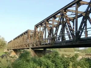 Steel Truss Bridge Fabrication Work