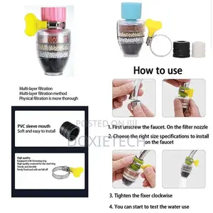 Six (6) Layers Water Faucet Filter / Water Purifier