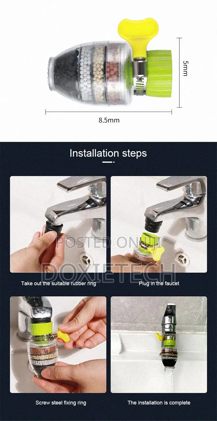 Six (6) Layers Water Faucet Filter / Water Purifier