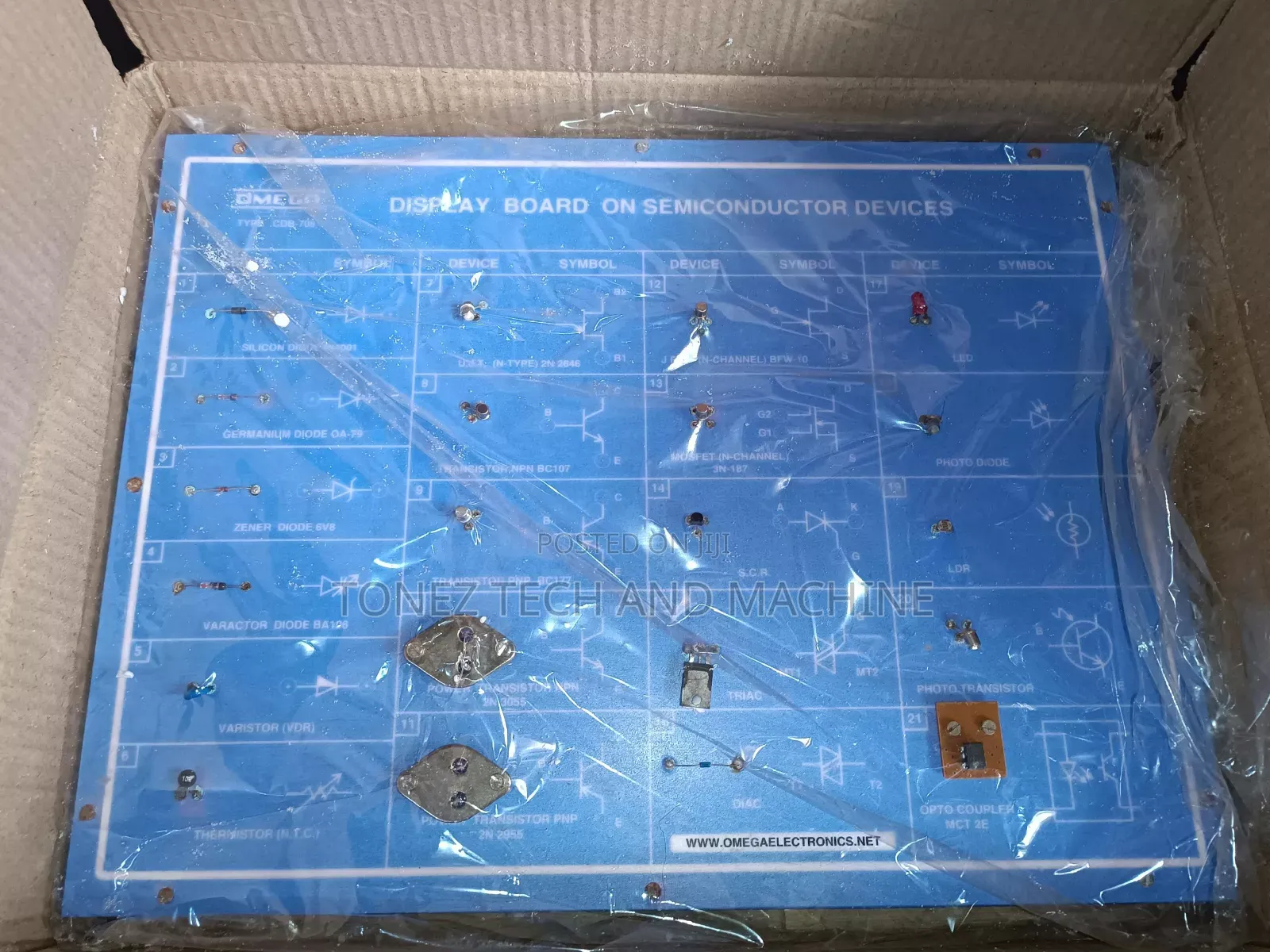 Display Board on Semiconductor Devices