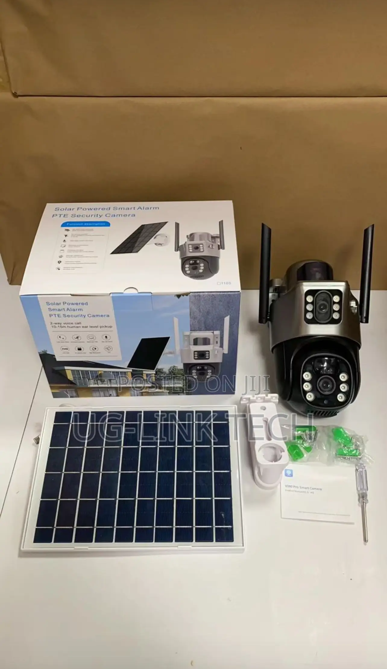 V380 Solar PTZ Dual Lens 4g Camera