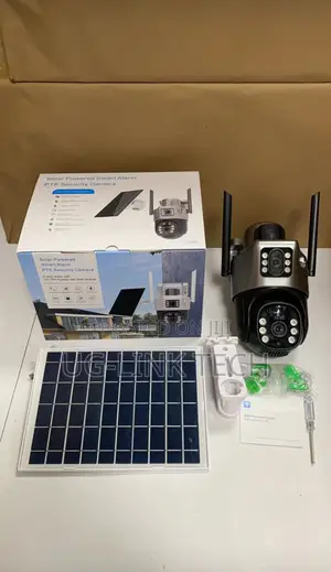 V380 Solar PTZ Dual Lens 4g Camera