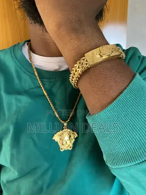 2-in-1 Luxury Men’S Necklace N Bracelet