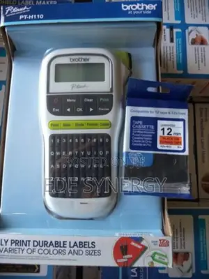 Brother PT H110 Label Maker Printer Plus Adapter