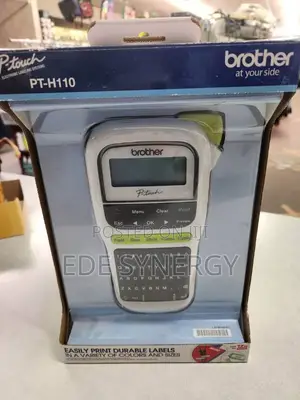 Brother PT H110 Label Maker Printer Plus Adapter