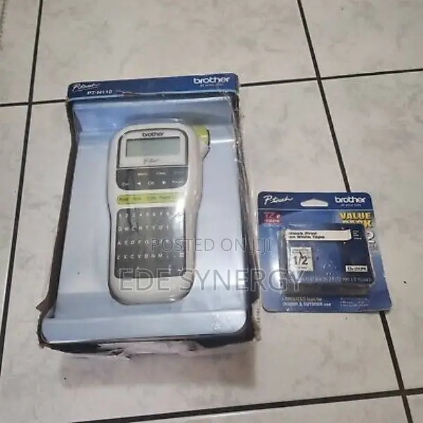Brother PT H110 Label Maker Printer Plus Adapter