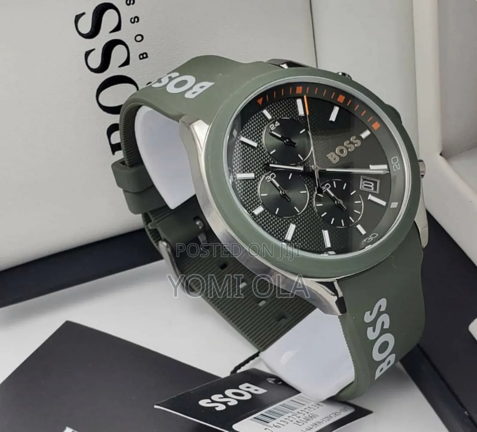 Boss Chronograph Green Wristwatch