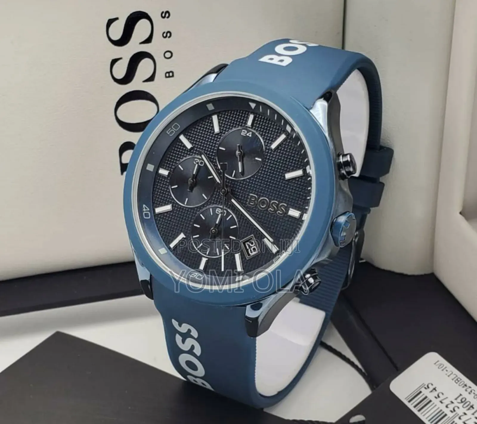Boss Chronograph Blue Wristwatch