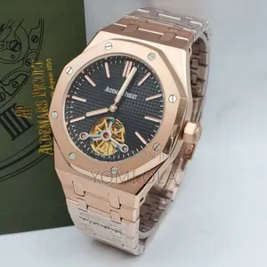 Audemars Piguet Mechanical Engine Rose Gold Wristwatch