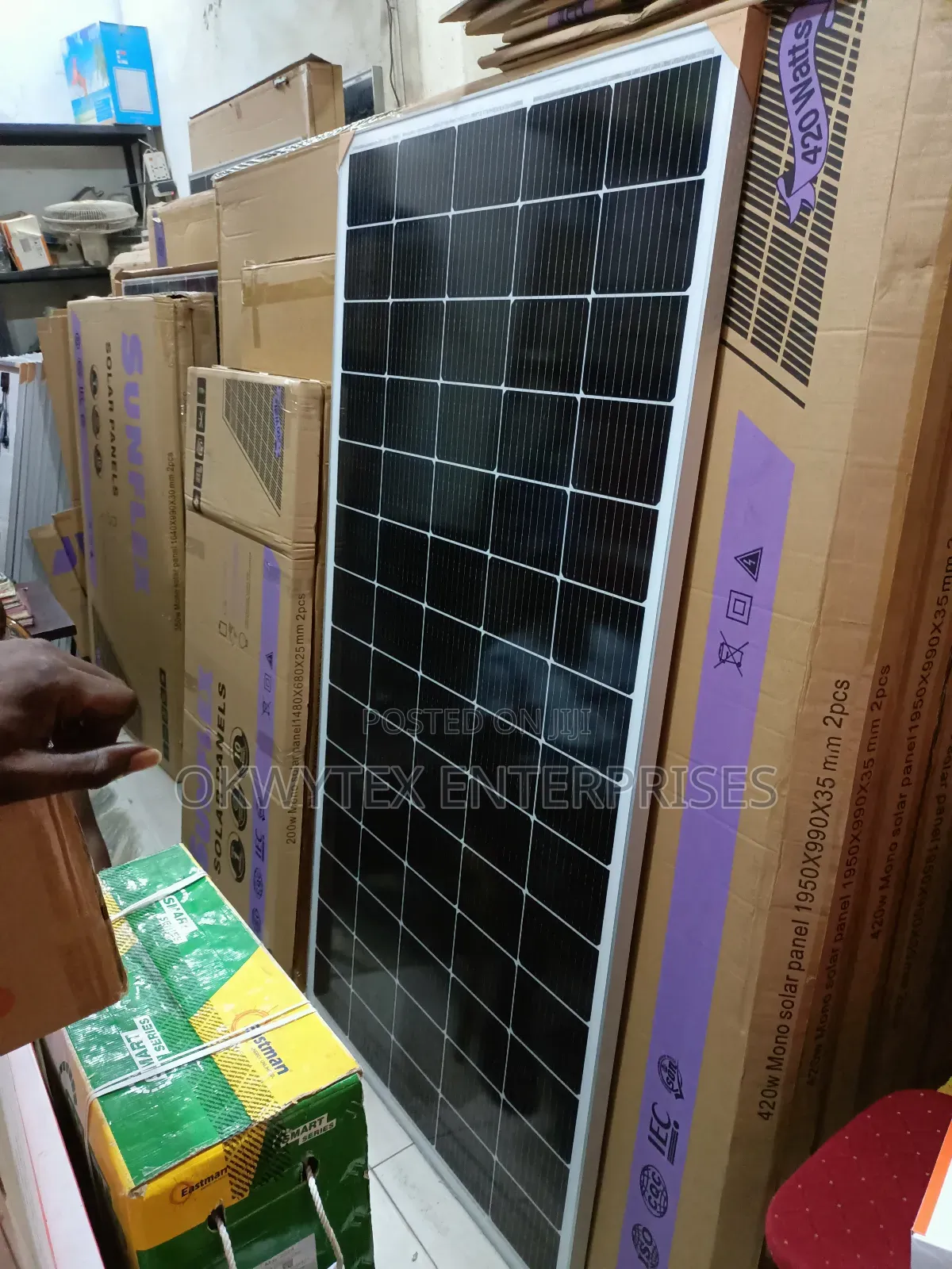 420watts Flames Mono Solar Panel 25year Life Span