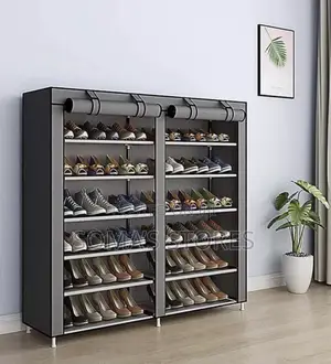 Double Shoe Rack With Cover