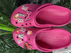 Pink Bayaband Crocs