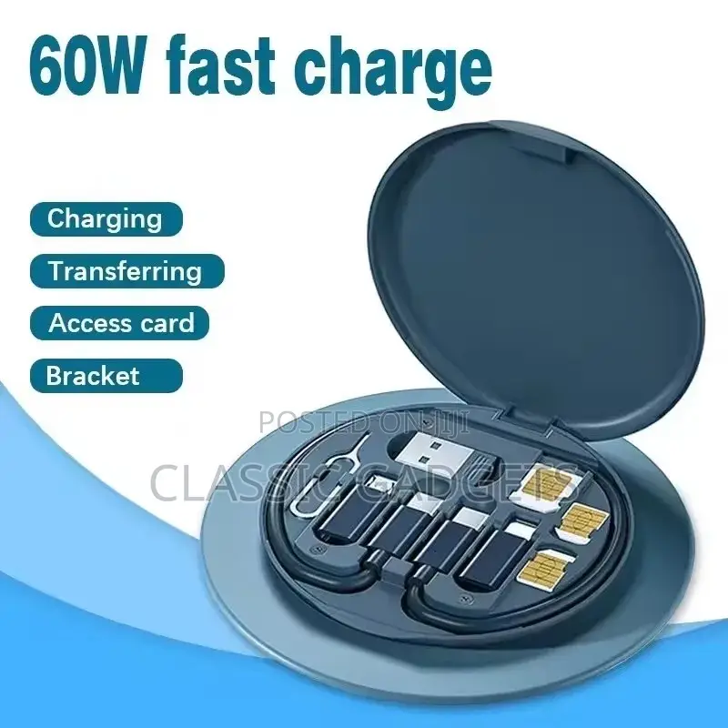 Joko Sn06 Multifunction 60W Fast Charging Data Cable Set